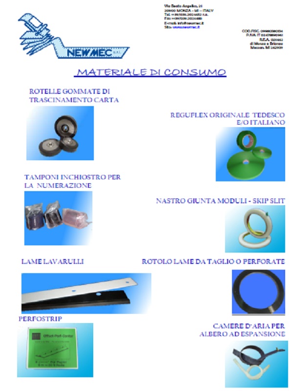 CONSUMABLES