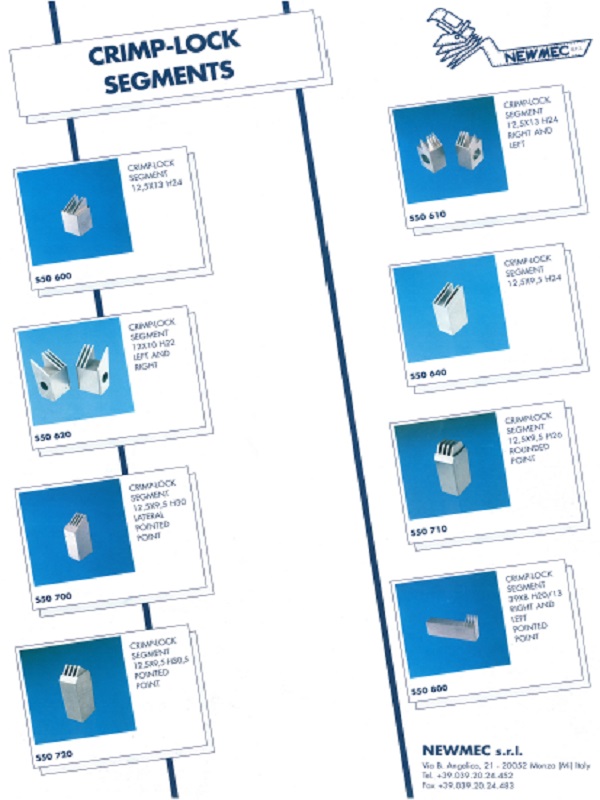 Crimp-Lock Segments